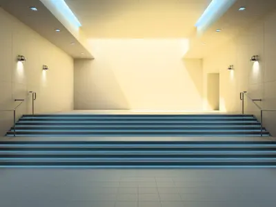 Free Concrete Brutalist Locations - Set of three Free 3D model