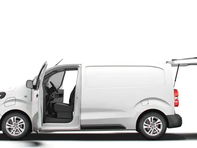 Vauxhall Vivaro Electric Tailgate Van L2 HQ Interior 2024 3D model