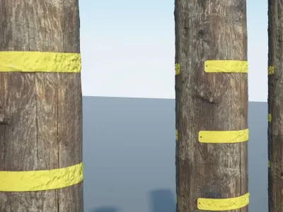 Utility Pole 3D model