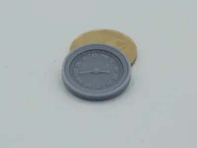 miniature Wall clock  3D print model