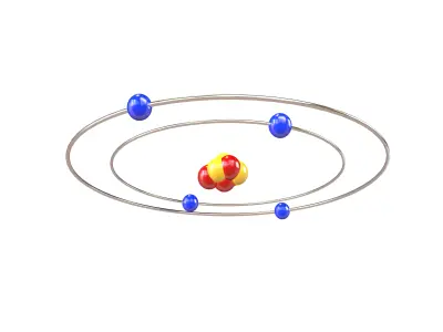 Beryllium Chemical Element v1 001 Low-poly 3D model