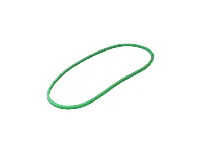 Rubber Band v1 004 Low-poly 3D model