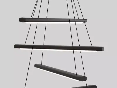 Grilli YORK - 740502  Pendant lamp low poly 3d model Low-poly 3D model