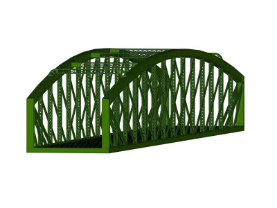 Iron Rail Bridge 3D model