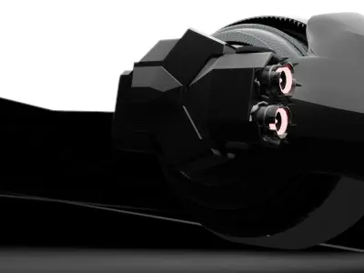 Drone futuristic robot 3D model