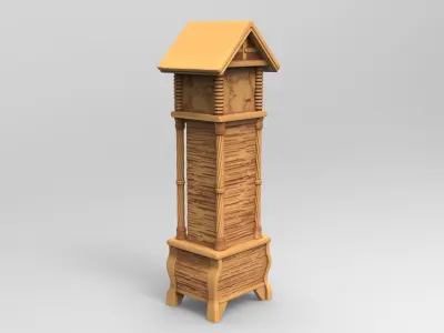 Grandfather Clock 3D print model