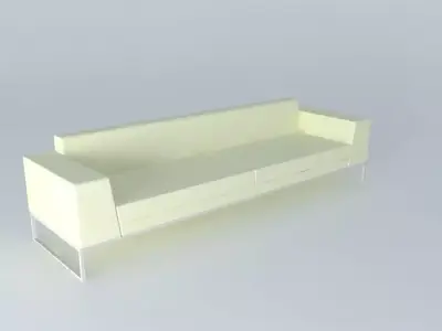 Light green sofa Free 3D model