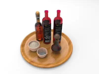 SPA Massage acessoris 3D model