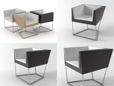 Cuba 6513 armchair 3D model