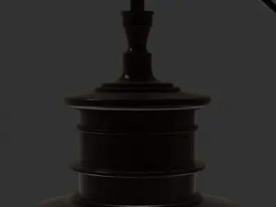 Classical Street Lamp Free low-poly 3D model