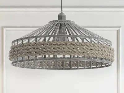 Loft kitchener chandelier 3D model