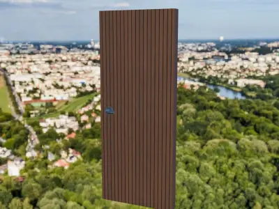 Wood Door 3D model