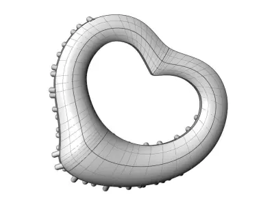 Pendant love 3D print model purchase