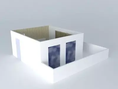 elaineorkut house with doors Free 3D model