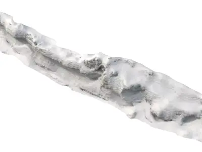 Snow 01 PBR Low-poly 3D model