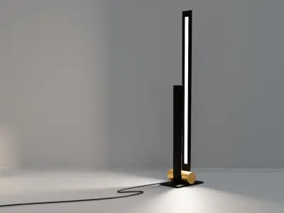 Set of lights design 3D model