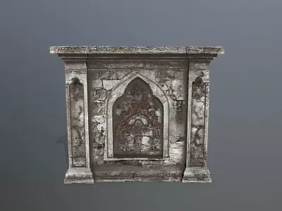 column Low-poly 3D model