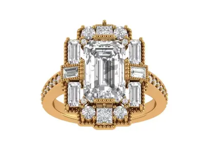 Engagement Ring 3D print model