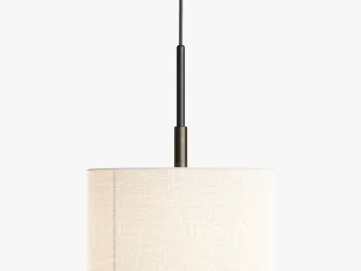 Lamp Pendant Gubi Gravity Small 3D model