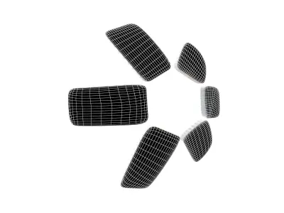 Quant Coin v1 001 Low-poly 3D model