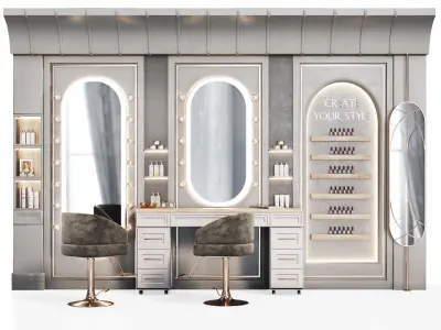 Beauty salon 16 Low-poly 3D model