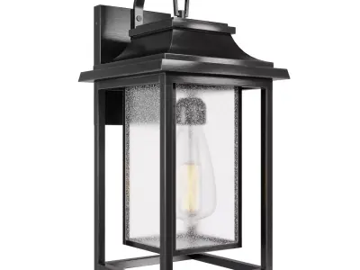 John Timberland Cecile Modern Outdoor Wall Light 3D model