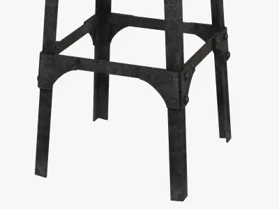 Industrial Pylon style floor lamp 3D model