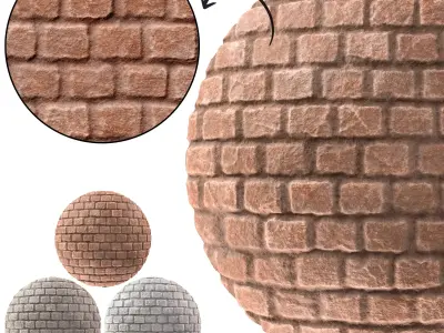 Brick Paint 03 - seamless Texture