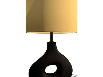 Decorative ceramic table lamp Decorative mensa ceramica lucerna 3D model