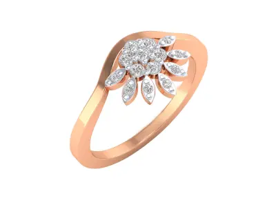  Women Ring Render 3dm STL MTL SLC JCD OBJ FBX Details 3D print model 16