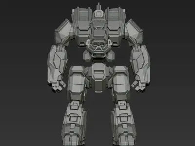 Mecha 1 3D print model