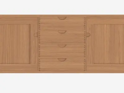 Large Sideboard Ercol Bosco 3D model