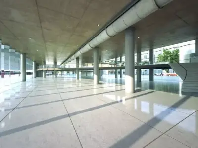 Spacious Empty Hall 3D model