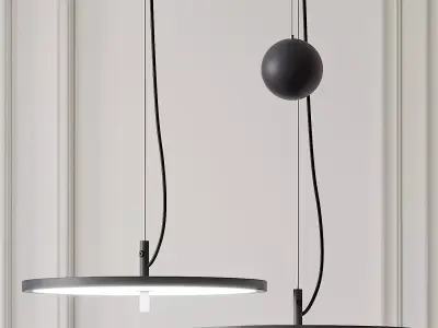 BLANCOWHITE PENDANT By Santa and Cole 3D model