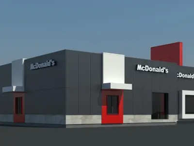 McDonalds Restaurant 3D model