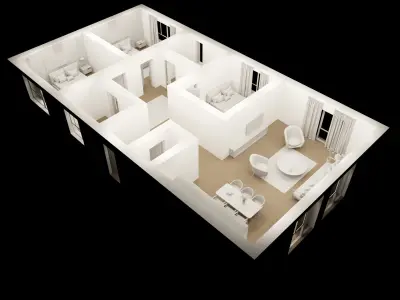 Floor Plan home 3D model