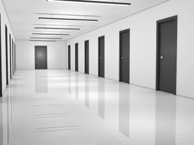 Apartment Corridor Low-poly 3D model