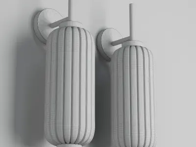 elma wall lamp Low-poly 3D model
