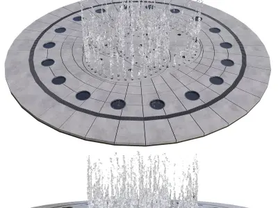 WATERFALL FOUNTAIN CASCADE  NO17 A 3D model