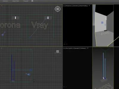 PILSKOTT LED FLOOR LAMP Ikea Low-poly 3D model