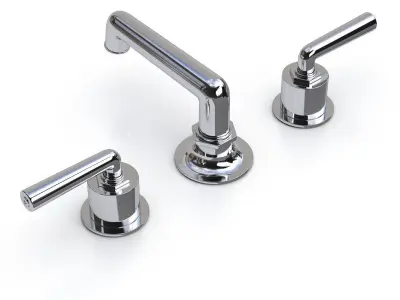 Waterworks Henry Faucet with Lever Handles 3D model