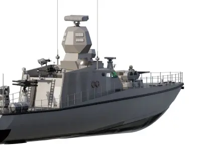 EUROPEAN FAST PATROL BOAT 3D model