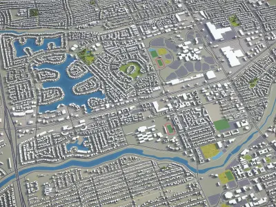 Stockton Low-poly 3D model