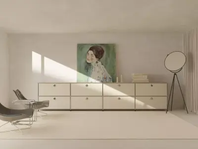 Exterior Pool Villa 3D model