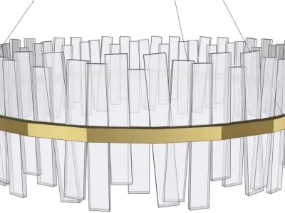 Aquitaine Chandelier by COUP Studio 3D model