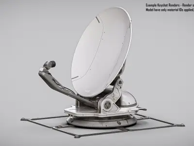 Sci-Fi Satellite Antenna 3D model