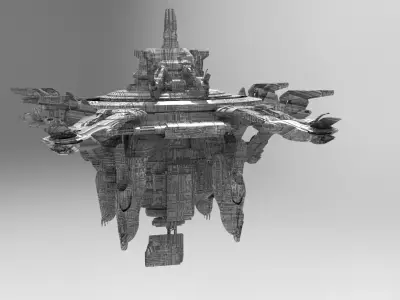 Sci-Fi Droid 3 3D model