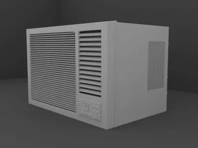 Window AC 3D model