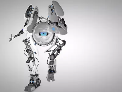 Portal 2 Atlas 3D model