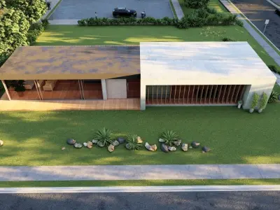 Casa Scene-villa-modern house 3D model